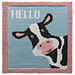 Hello Cow Colorwork Square pattern 