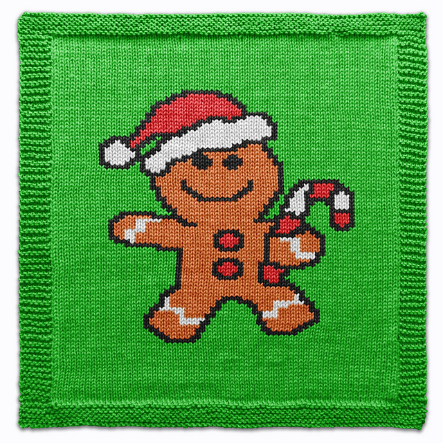 Christmas Gingerbread Square