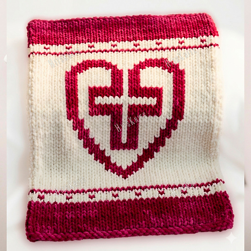 Cross Finger Knit Blanket