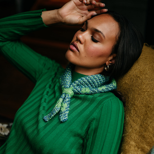 Pressed Flowers Sjal - Pom Pom x Hobbii