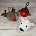 Rudolf & Friends Ornaments pattern