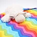 Rainbow Baby Wrap pattern 