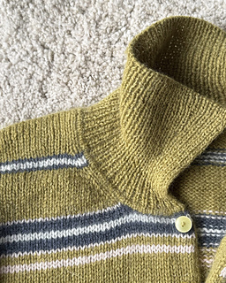 Ravelry: Lento Striped Polo Tee pattern by holidayknittingclub