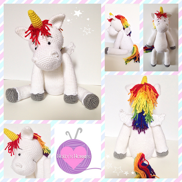 Ravelry Starburst The Unicorn pattern by Holly's Hobbies