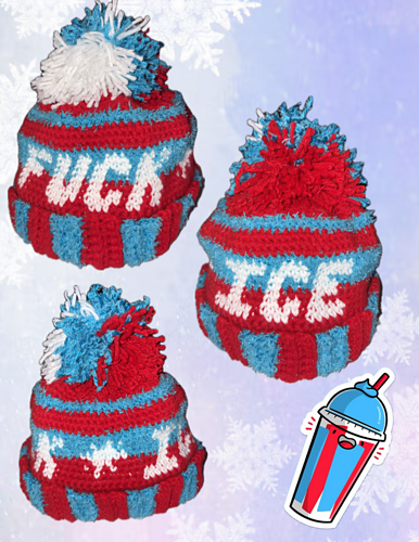 F*CK ICE Crochet Hat