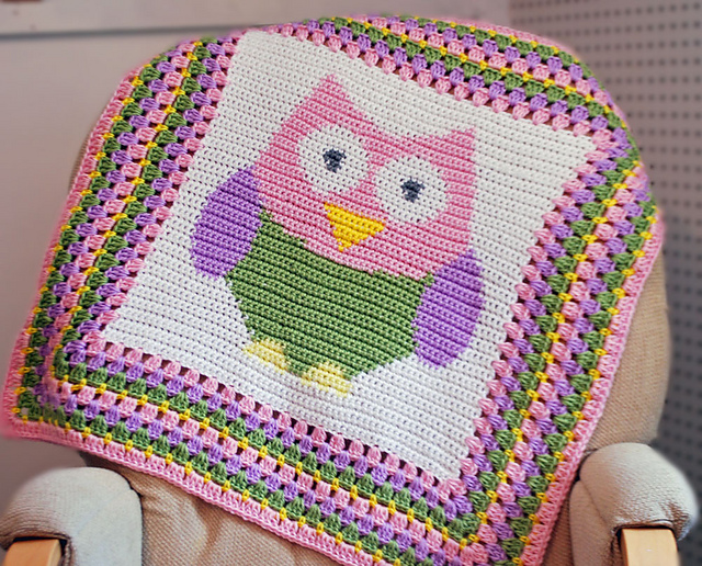 Ravelry: Little Owl Afghan pattern by Stephanie Oltmann