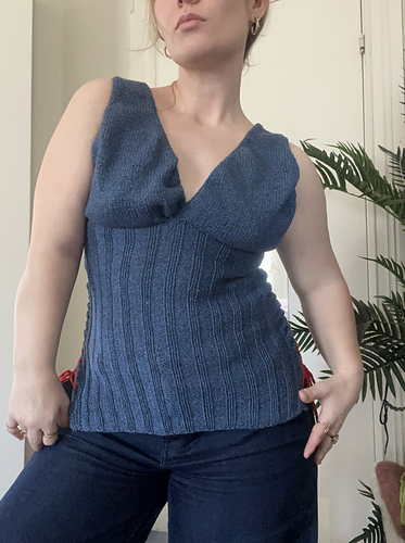 Ribbed Tunik Top