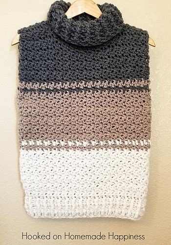 Cowl Sweater Vest photo 3