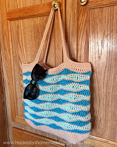 Beach Waves Market Bag - Breann Mauldin