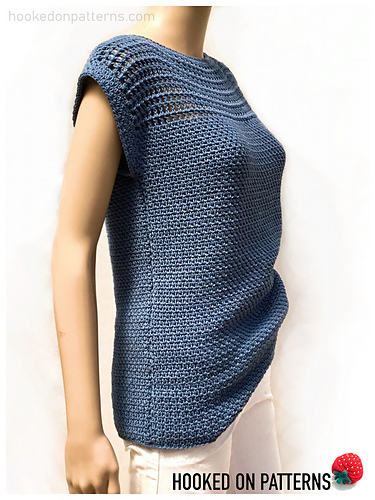 Ravelry: Aviva Mesh Top Tee pattern by Ling Ryan