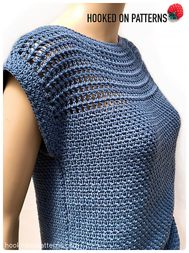 Ravelry: Aviva Mesh Top Tee pattern by Ling Ryan