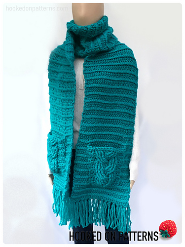 Ravelry: Super Chunky Textured Scarf pattern by Ling Ryan