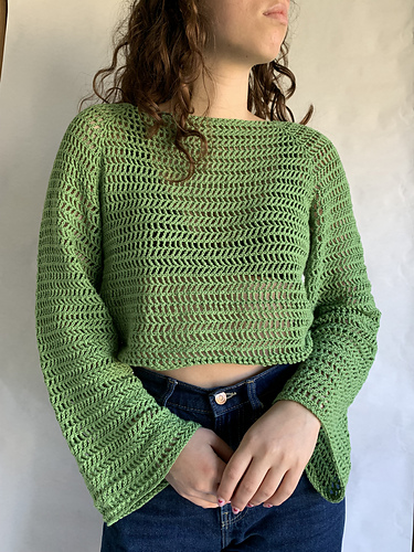トップス Milly crochet knit tops Ravelry: Millie Mesh Top pattern by Georgia Rush