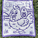 Sweet Chicken Dreams - Overlay Mosaic Baby Blanket pattern