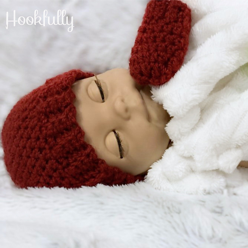Baby doll hat & mittens