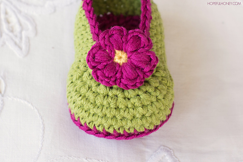 Fairy Blossom Baby Booties photo 2