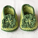 St Patricks Day Shamrock Baby Booties photo 3
