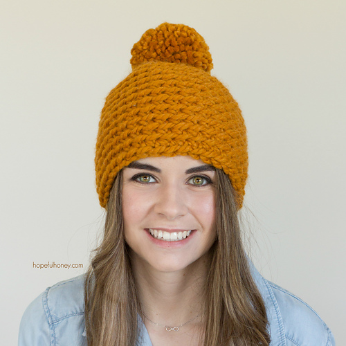 Toffee Apple Pompom Beanie photo 2
