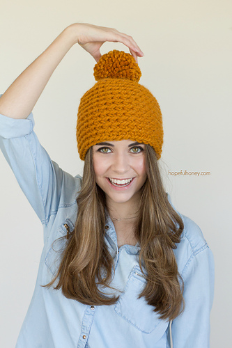 Toffee Apple Pompom Beanie photo 3