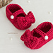 Ruby Red Mary Jane Booties pattern 