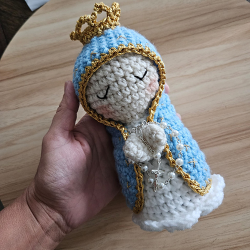 Velsignet Jomfru Mary - Hope Art in crochet