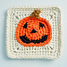 Halloween Pumpkin Coaster pattern