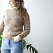 Growing rib sweater pattern 
