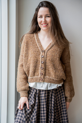 ニット/セーター lawgy herringbone knit Finn V-Neck Wool Sweater - Pre-Order 10/30 – LizAlig