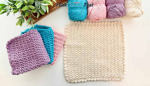 Avery Crochet Washcloth/Dishcloth