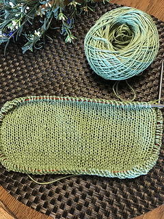 The base of the bag. 