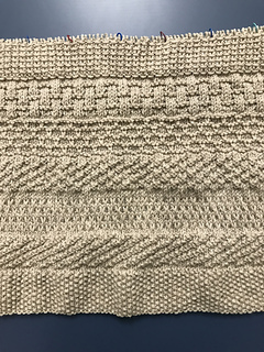 Installment 2: Little Slipped Check, Broken Rib Basketweave, Jute Stitch