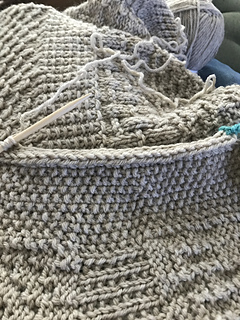 Back side of 5 stitch icord