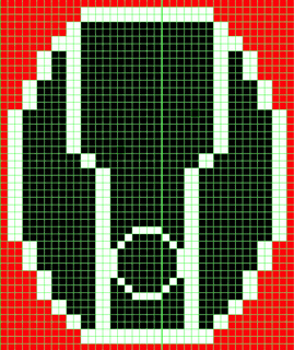 Ravelry: Green Lantern: Red Lantern Logo Chart pattern by Iam 4MAN