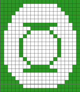 Ravelry: Green Lantern Logo Chart pattern by Iam 4MAN