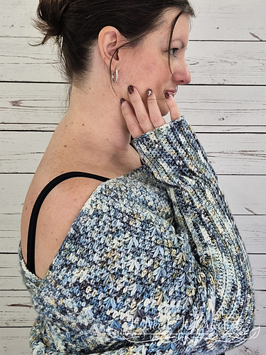 Blessed Bluebird Sweater Scarf photo 5