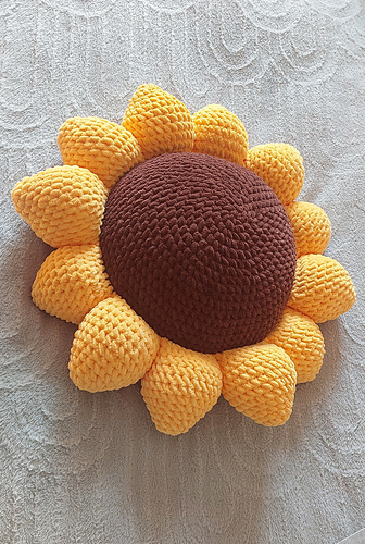 Sunny Sunflower Pillow