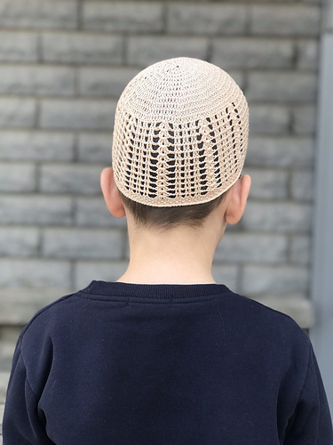 Crochet bomulls kufi-lue - ibtisama kufis