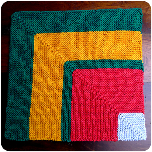 Ravelry: Mitered Squares pattern by Staci Perry