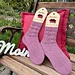 Socken 3-Ecken pattern 