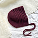 Riddervold bonnet Light (28st/10cm) pattern