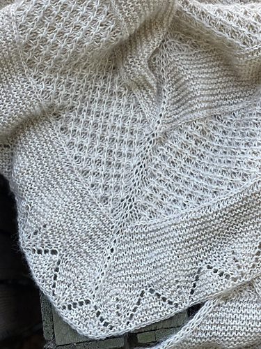 Daisy sjal/ Daisy shawl