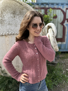 Double-knit neck edge