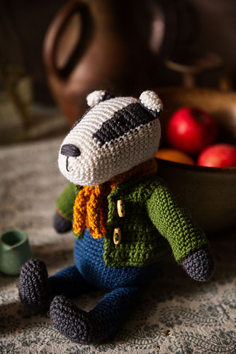 Barnaby Bramblestripes the Badger