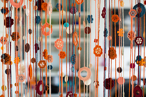 Caroline Door Curtain - Lucy Williams | Inside Crochet