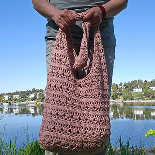 I designed the bag
I crocheted a bag
I took a photo of the bag