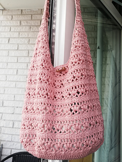 I designed the bag
I crocheted a bag
I took a photo of the bag