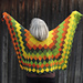 Shawl Entrelac autumn pattern 