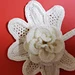 Antique rose and leaf pattern 