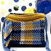 Pump Up the Plaid Dumplin' Bag pattern 