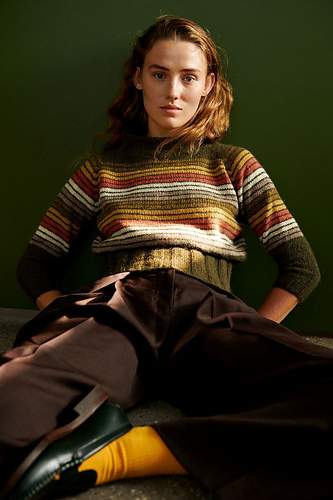 Inca-striper Genser - Marianne Isager